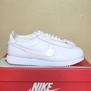 Nike Cortez 23 Premium Shoes Triple White FB6877-100 Women's Size 10 Men's 8.5